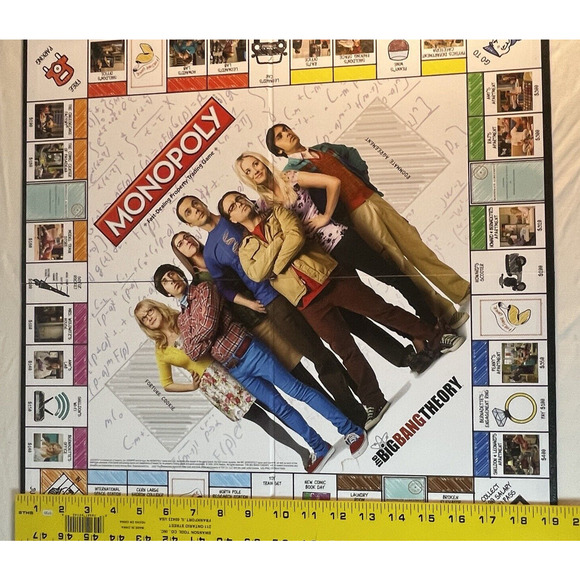 Monopoly Big Bang Theory Edition Game Board ONLY - Wall Poster Decor Pop Culture - Picture 3 of 4
